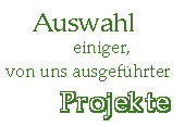 Auswahl unserer Projekte
